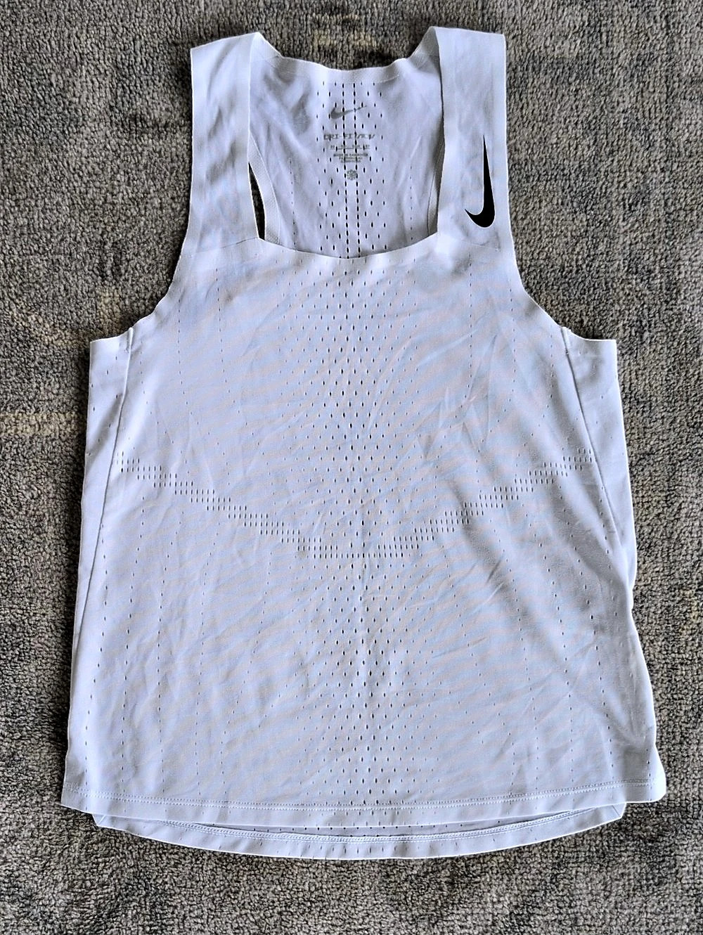 Nike Women's AeroSwift Dri-FIT ADV Running Singlet White XS